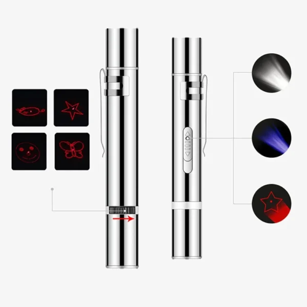 Cat Toy Storage: USB Charging Infrared Laser Pattern Projection Toy - Image 5